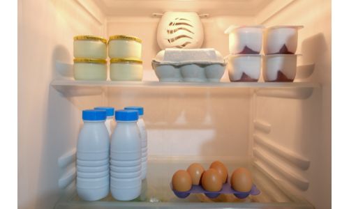 strong cashew milk in fridge